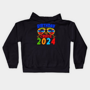 Birthday Cruise 2024 Kids Hoodie